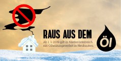 Ölheizungen in Neubauten sind verboten