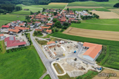 Baywa-Holzpelletslager in Schlacht