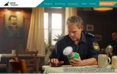 Christian Tramitz stellt den Pellettracker vor