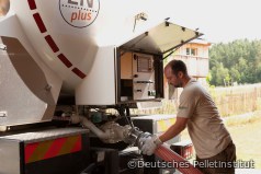 Premiumpellets werden geliefert