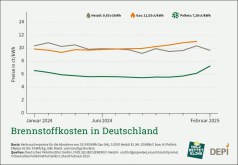 Deutscher Pelletspreis im Februar 2025