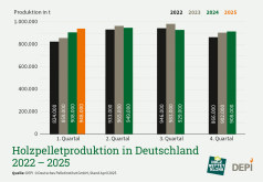 Pelletsproduktion in Deutschland