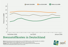 Deutscher Pelletspreis im Februar 2026
