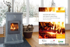 Broschüre zum Heizen mit Holz