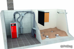 Kessel P5 Pellet mit Saugsystem