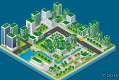 Schwammstadt hilft gegen Hitze