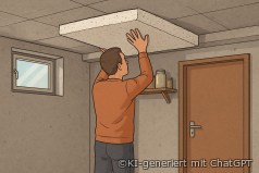 Kellerdecke dämmen