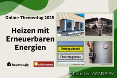 Thementag Heizen mit Erneuerbaren Energien