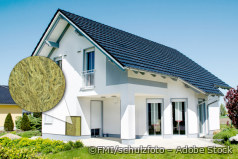 Gebäudedämmung an der Fassade