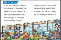 Energiesparfüchse in der Schulklasse