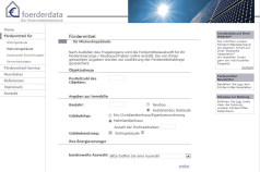 Webseite www.foerderdata.de