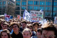 Protest für Fakten zum Klimawandel