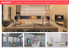 Neuer Internetauftritt von Palazzetti