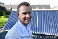 Solarthermiebesitzer Carsten Mönkemeyer