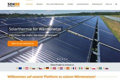 Informationen über solare Wärmenetze