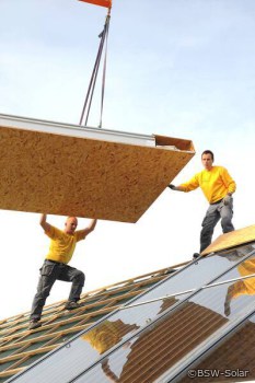 Viel Neubau, aber wenig Solarwärmeanlagen