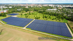 Solarheizwerk in Greifswald
