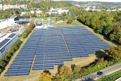 Solarthermie-Park Au in Tübingen