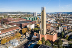 Heizwerk Bahnhof von IWB in Basel