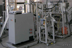 Feuerungsprüfstand des TFZ in Straubing